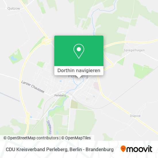 CDU Kreisverband Perleberg Karte