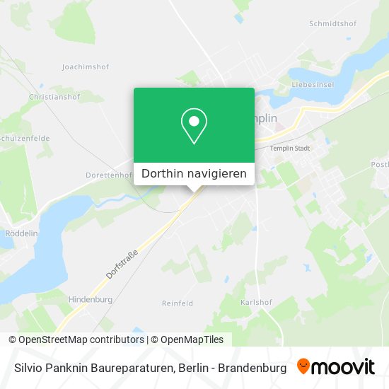 Silvio Panknin Baureparaturen Karte