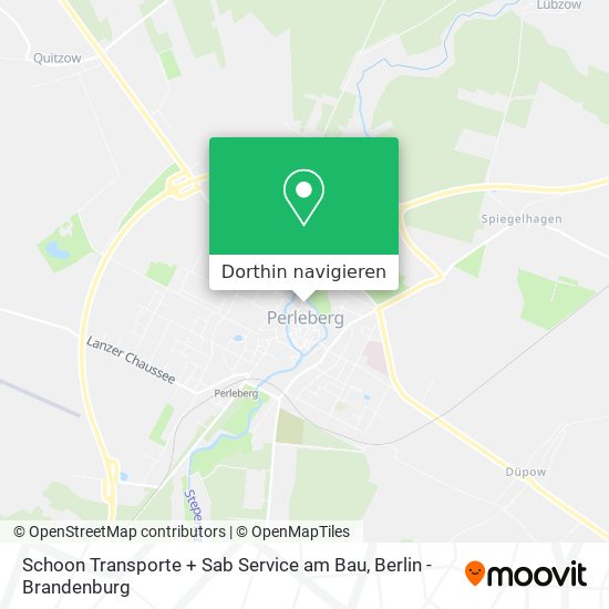 Schoon Transporte + Sab Service am Bau Karte