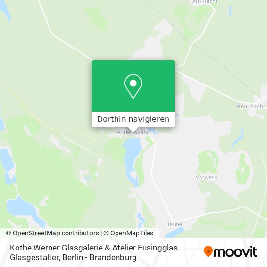 Kothe Werner Glasgalerie & Atelier Fusingglas Glasgestalter Karte