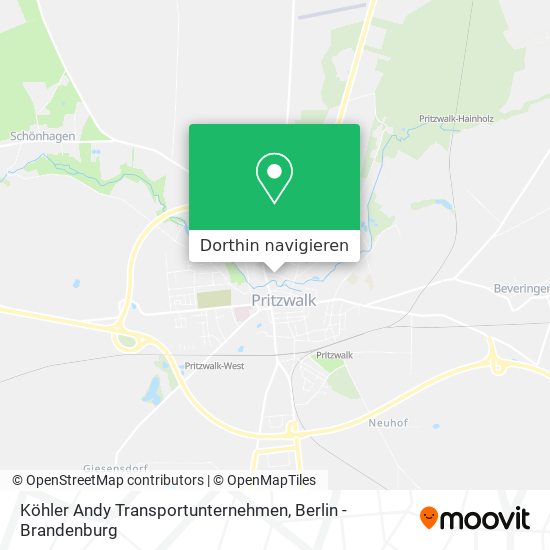 Köhler Andy Transportunternehmen Karte