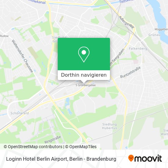 Loginn Hotel Berlin Airport Karte