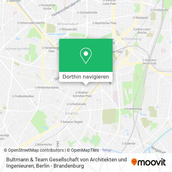 Bultmann & Team Gesellschaft von Architekten und Ingenieuren Karte