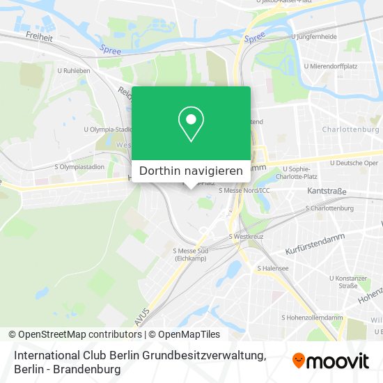 International Club Berlin Grundbesitzverwaltung Karte