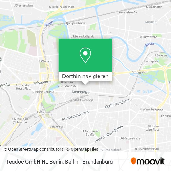 Tegdoc GmbH NL Berlin Karte