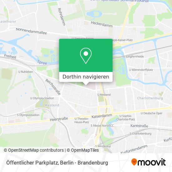 Öffentlicher Parkplatz Karte