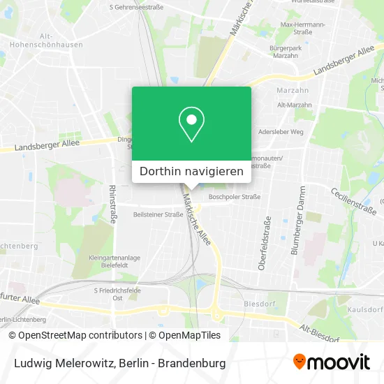 Ludwig Melerowitz Karte