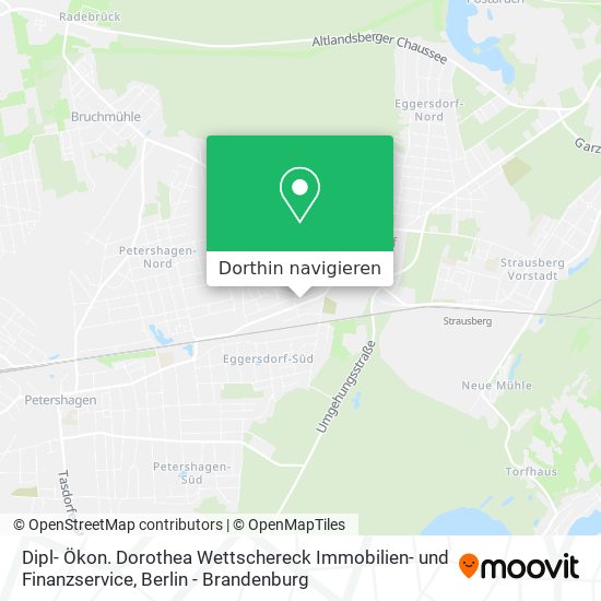 Dipl- Ökon. Dorothea Wettschereck Immobilien- und Finanzservice Karte