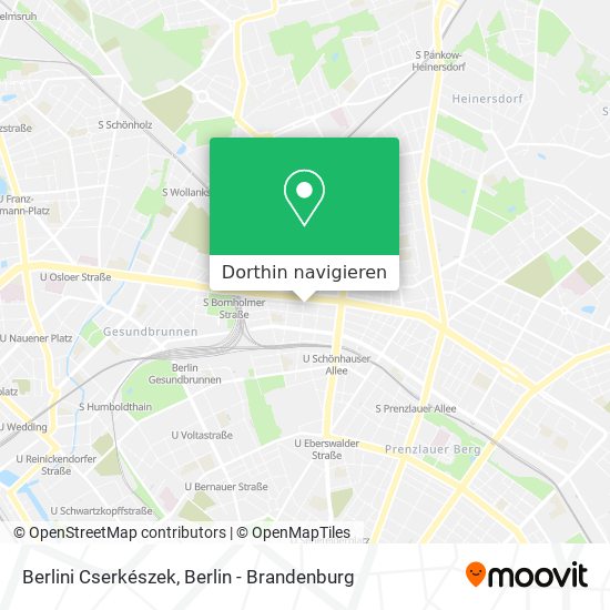 Berlini Cserkészek Karte