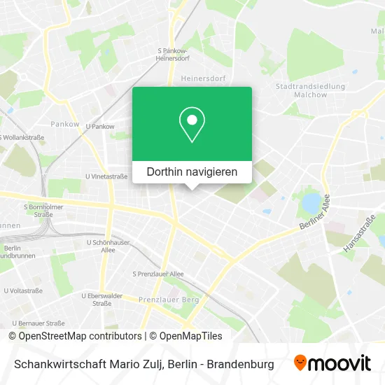 Schankwirtschaft Mario Zulj Karte