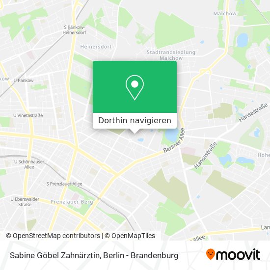 Sabine Göbel Zahnärztin Karte