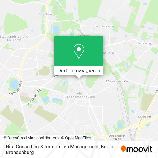 Nira Consulting & Immobilien Management Karte