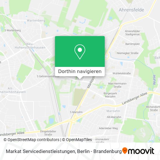 Markat Servicedienstleistungen Karte