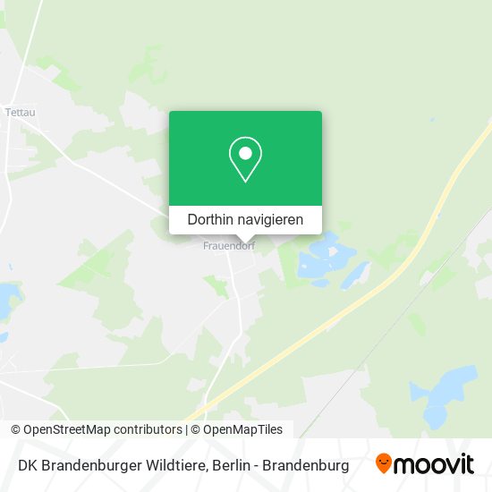 DK Brandenburger Wildtiere Karte