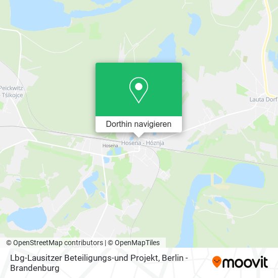 Lbg-Lausitzer Beteiligungs-und Projekt Karte