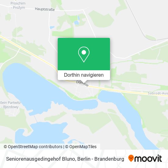 Seniorenausgedingehof Bluno Karte