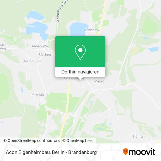 Acon Eigenheimbau Karte