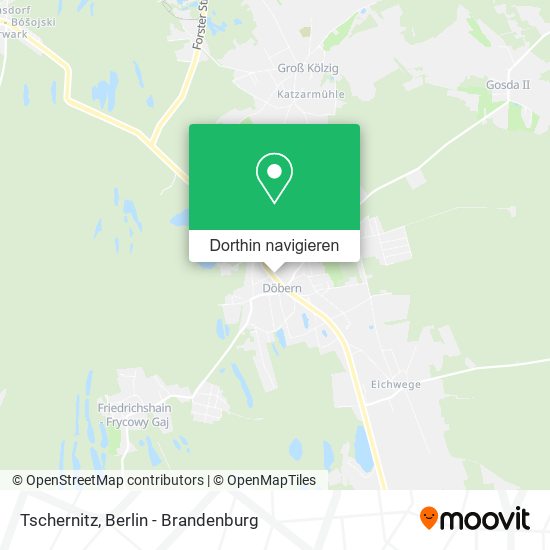 Tschernitz Karte