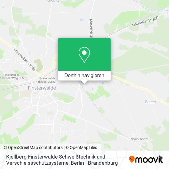 Kjellberg Finsterwalde Schweißtechnik und Verschleissschutzsysteme Karte