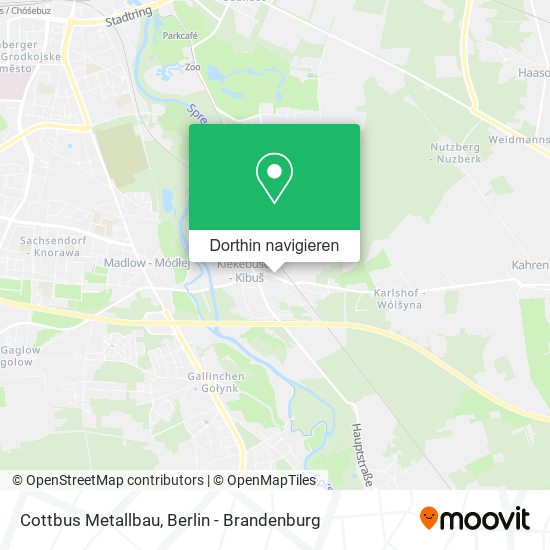 Cottbus Metallbau Karte