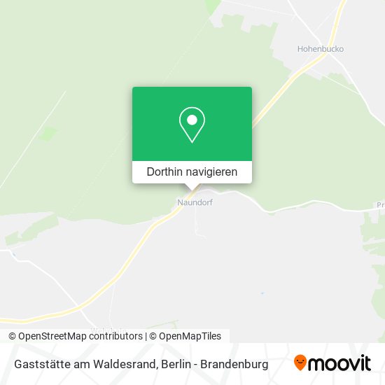 Gaststätte am Waldesrand Karte