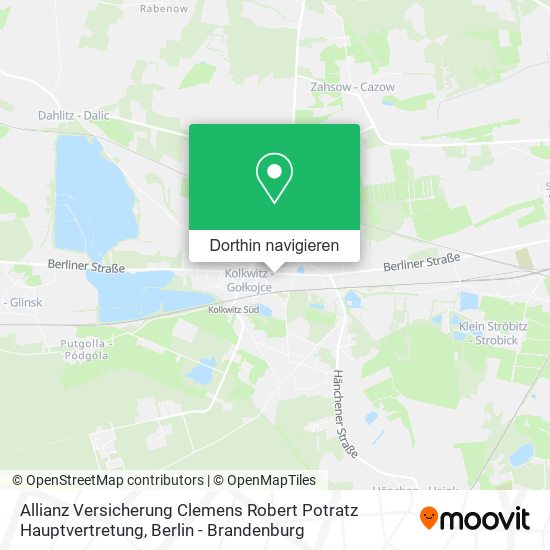 Allianz Versicherung Clemens Robert Potratz Hauptvertretung Karte