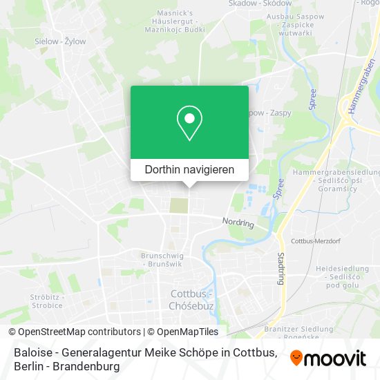 Baloise - Generalagentur Meike Schöpe in Cottbus Karte