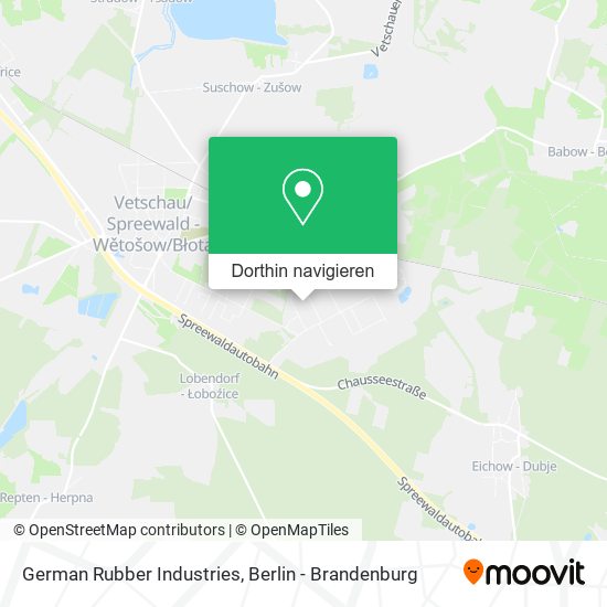German Rubber Industries Karte
