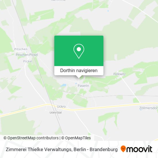 Zimmerei Thielke Verwaltungs Karte
