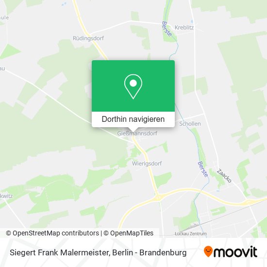 Siegert Frank Malermeister Karte