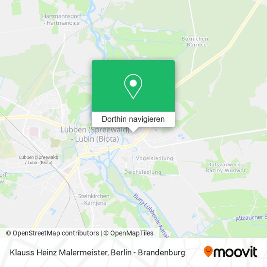Klauss Heinz Malermeister Karte
