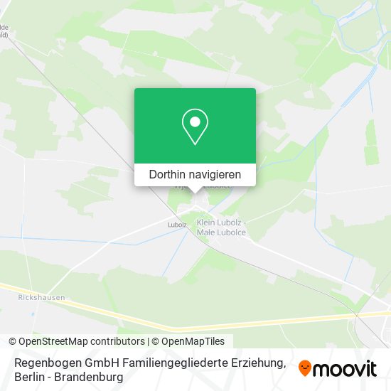 Regenbogen GmbH Familiengegliederte Erziehung Karte