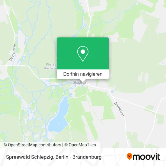 Spreewald Schlepzig Karte