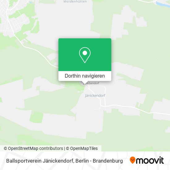 Ballsportverein Jänickendorf Karte