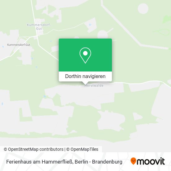 Ferienhaus am Hammerfließ Karte