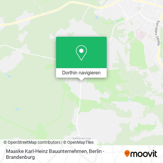 Maaske Karl-Heinz Bauunternehmen Karte