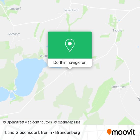 Land Giesensdorf Karte