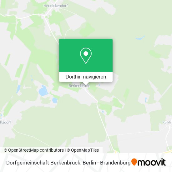 Dorfgemeinschaft Berkenbrück Karte
