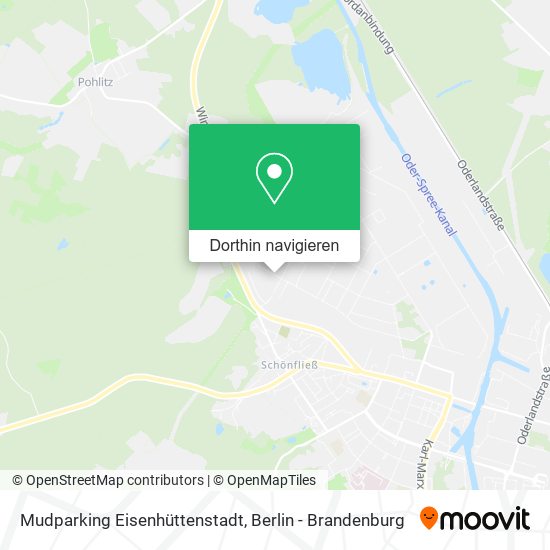 Mudparking Eisenhüttenstadt Karte