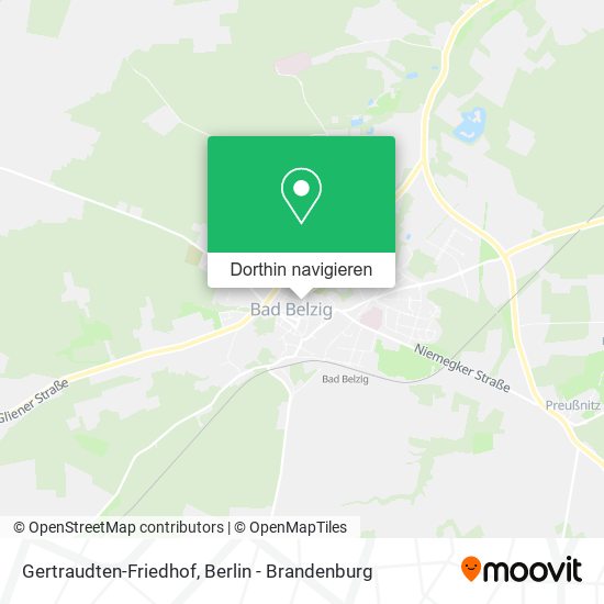 Gertraudten-Friedhof Karte