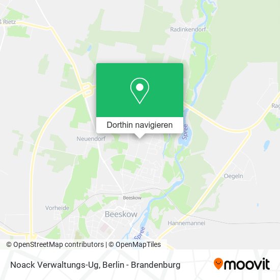 Noack Verwaltungs-Ug Karte