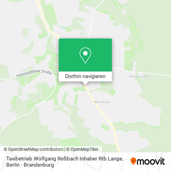 Taxibetrieb Wolfgang Roßbach Inhaber Rtb Lange Karte