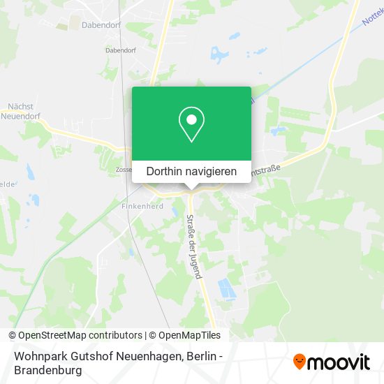 Wohnpark Gutshof Neuenhagen Karte