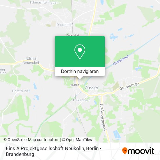 Eins A Projektgesellschaft Neukölln Karte