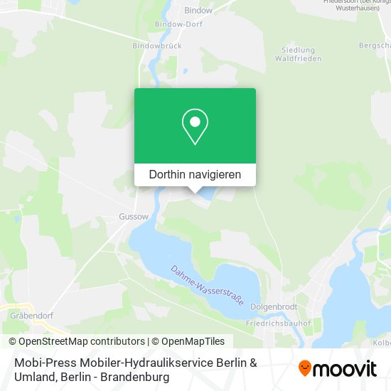 Mobi-Press Mobiler-Hydraulikservice Berlin & Umland Karte