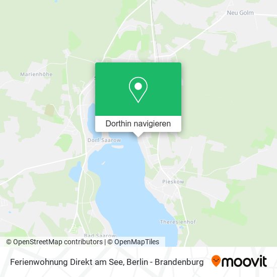 Ferienwohnung Direkt am See Karte