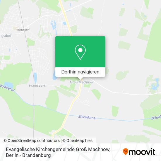 Evangelische Kirchengemeinde Groß Machnow Karte