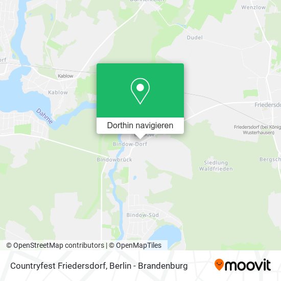 Countryfest Friedersdorf Karte