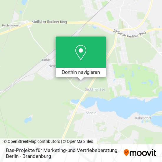 Bas-Projekte für Marketing-und Vertriebsberatung Karte