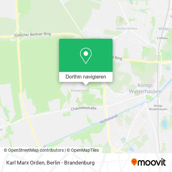 Karl Marx Orden Karte